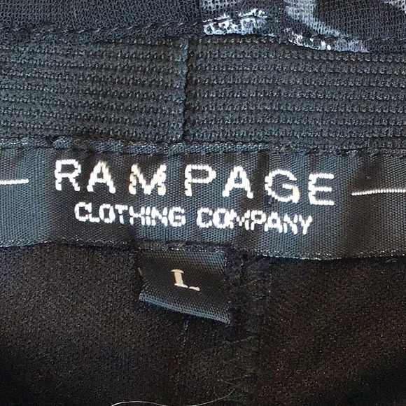 90s RAMPAGE FLORAL STRAPLESS DRESS - Picture 4 of 7